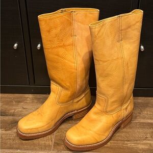 Like New Vintage Frye 14L Campus Boots 77050 Banana Sz 8 Women’s